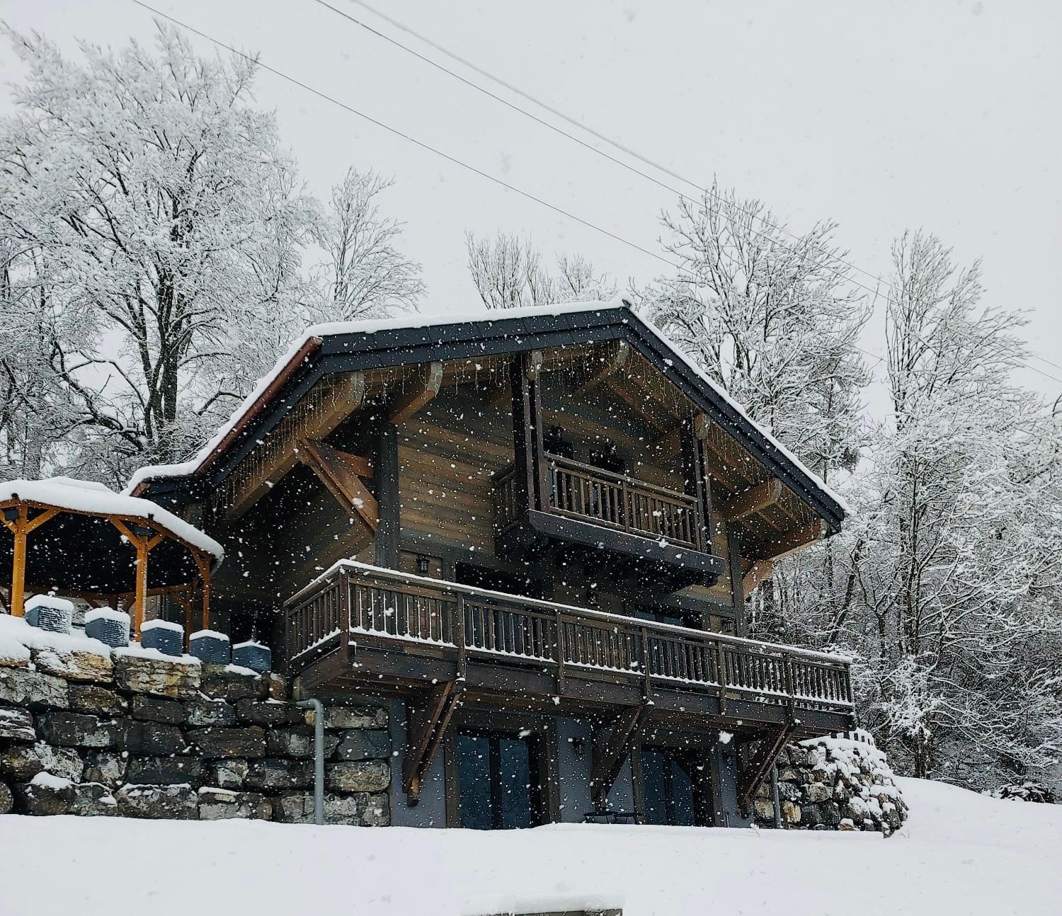 Chalet Du Bonheur Villa Bonnevaux  Ngoại thất bức ảnh